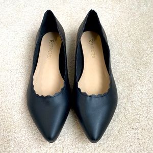 Black Pointed Toe Flats